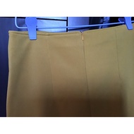 Yellow Tapered Skirt