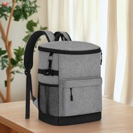 20L Insulated Cooler Backpack 33 Cans Capacity Leakproof for Camping Hiking Picnic Beach Travel with