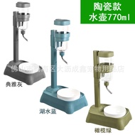 New store opening 50% discount for only three daysNew Ceramic Bowl Stainless Steel Pet Fountain Dog 