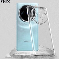 Clear TPU Silicone Phone Case Cover For VIVO X100 X90 X80 X70 X60 X50 Pro+ Pro Plus 4G 5G 2024