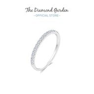 10K Gold Lab Grown Half Eternity Diamond Ring