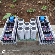 2.pcs driver socl 506 TEF 2u 20cm komplit PSU 8 elco 100V 10000uf Audiovox tinggal colok PSU kit 506