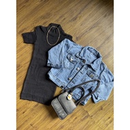 179-Freya Jeans Jacket Freya one set/ Freya inner dress/