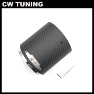 1 Pcs Matte Carbon Exhaust Muffler Tips For Mini Cooper S R55 R56 R60 F54 F55 F56 Cooper S Stainless
