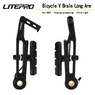 Litepro Folding Bike V Brake Caliper 110mm Ultralight Aluminum Alloy Long Arm 451 Wheelset Brake Bic