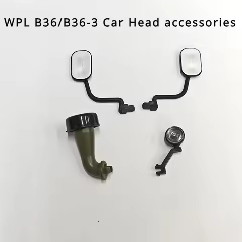 WPL B36 B36-3 RC Car Spare Parts Head Wading Season Rearview Mirror Blackout Light Original Exterior