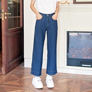 Eyouth 10115 women jeans Loose Wide Leg pants denim pants High Waist pants culottes pants