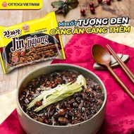 Combo 10 Packs Of Korean Black Soy Sauce Noodles 135g