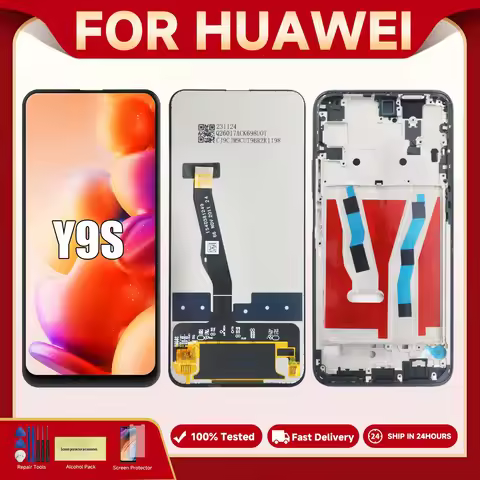 For HUAWEI Y9S 6.59''For P Smart Pro 2019 STK-L21 LX3 L22 LCD Display Touch Screen Digitizer Assembl