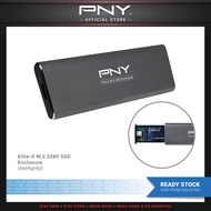 PNY Elite-X M.2 2280 SSD Enclosure (darkgrey)