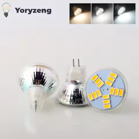 MR11 LED Spotlight Bulb GU4 DC 12V 5730 SMD 2W 3W 4W Glass Shell Replace 25W Halogen Lamps For Home 