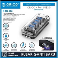 Orico F4U-U3 USB Hub 4 Port USB 3.0 Transparent