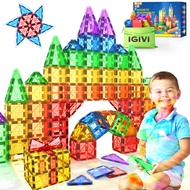 Magnetic Tiles Kids Toys for 3+ Year Old Boys & Girls, STEM Building Blocks Toys & Games, Sensory To