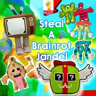 PLUS✨in Stock✨Steal A Brainrot Jandel Plush Toys Funny Brainrot 67 77 NO.9 House Plushies Steal A Br