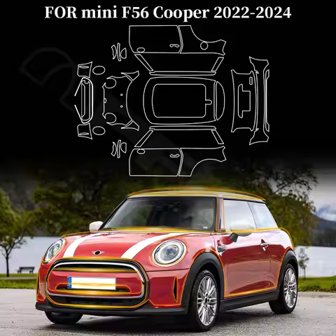 PFCC Paint Protection Film for Mini F56 Cooper S 2-doors 2022 2023 2024 Clear Kit 8.5mil Body Sticke