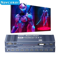 NEW 4K HDMI Video wall controller 3x3 Type-C DVI Video wall Processor 1X4 1X3 2X1 2x3 3x2 4X2 multi 