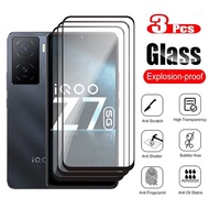 3-1 PCS Tempered Glass for Vivo iQOO Z7 Z7X Z9X Z9 Turbo + 13 5G Phone Screen Protector Glass Cover 