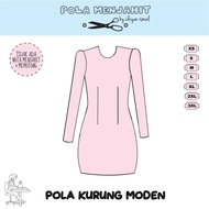 POLA BAJU KURUNG MODEN | POLA KURUNG MODEN | POLA BAJU SAHAJA