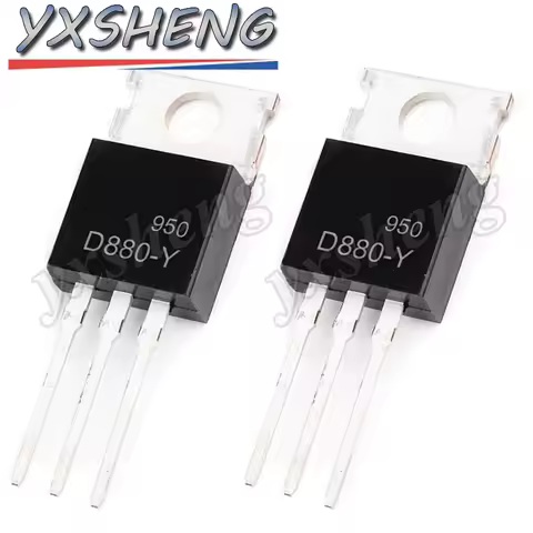 10PCS 2SD313 2SD880 TO220F Power Transistor NPN D313 D880 TO-220