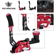 PQY-Black Hydraulic Racing Hand E Brake Drift Rally Handbrake Aluminum Lever Oil Tank Cylinder 0.75B