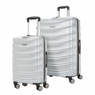 Samsonite Amplitude 2 Hardside 2-Piece Luggage Set (Silver) 新秀麗波紋旅行喼2件套裝(硬面-銀色)【043202966002】