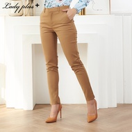 Lady Plus กางเกงขายาว | Long Pants 3003PL กางเกงทำงาน ทรงสลิม สีน้ำตาล