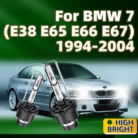 2Pcs Headlight 35W Xenon HID Bulb D2S 6000K 10000K Light For BMW 7 E38 E65 E66 E67 1994 95 96 97 98 