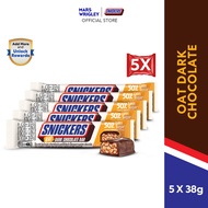 [Bundle of 5] Snickers Oat Dark Chocolate Sugar Reduction 38g Chocolate / Recharge / Snacks