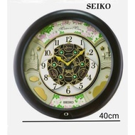 SEIKO Melodies in motion Dark Brown Wall Clock QXM391N