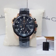 ALEXANDRE CHRISTIE PRIA AC 6554 BLACK ROSEGOLD JAM TANGAN ALEXANDRE