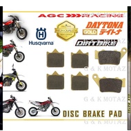 HUSQVARNA DISC BRAKE PADS SM 450R SM 610IE SMS 630 SRM 630 SM 701 SUPERMOTO 701 GOLD QUALITY G&K