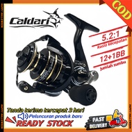 Metal Fishing Reel Caldari reel Spinning Reel mesin pancing 5.2:1casting reel 16KG Braking Force Casting