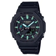 GA-2100 Black Green ANALOG-DIGITAL Auto Light GA-2100 Series GA-2100RC-1A Watches straps Watch acces