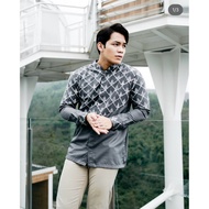 KEMEJA NUC.ID-REJECT Aydin Batik Shirt (Grey)