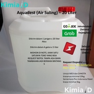 aquadest - 20 liter - air suling - akuades - destilled water - air aki