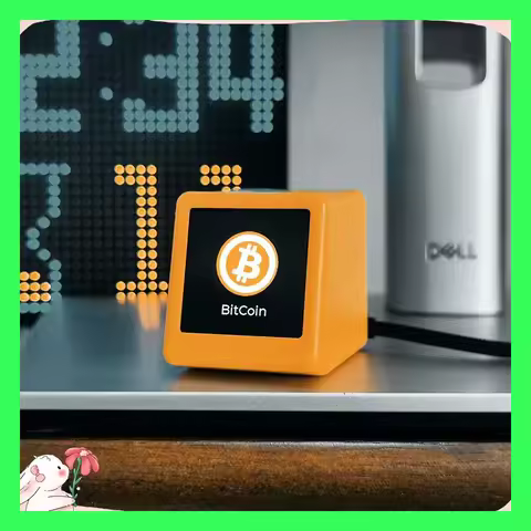 Smart Weather Clock Bitcoin Price Display Ticker Cryptocurrency Stock Exchange Rate & Gold Price Tra