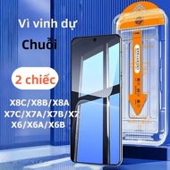 2 Chiếc Kính Cường Lực Bảo Vệ Màn Hình Cho Honor X8B X8C X7C X8A X7B X7 X7A X6 X6a X6 Với Bộ Dụng Cụ