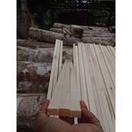 3X3 RENG WOOD LIST RETAIL 100CM LENGTH WOOD ALREADY SHAVED SMOOTH