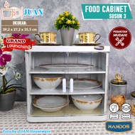 NANDOS Food Cabinet 3-tier shelves Bistro Food Cabinet 3-tier food storage