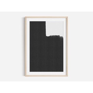 Tranh treo tường | Tranh nghệ thuật trừu tượng -Black Abstract Art Print Black and White Abstract Ar