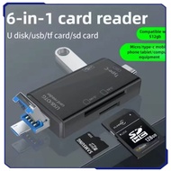 Card Reader 6in1 Type C Micro USB 3.0 OTG SD MicroSD - EL-61