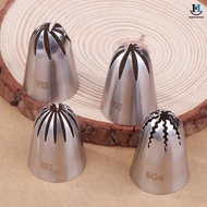[GA] 901 902 903 904 Stainless Steel Large Size Close Star Piping Nozzle Cream Icing Tips Cake Fonda