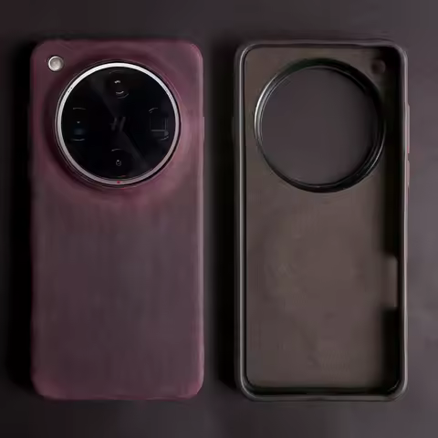 Crazy Horse Pattern Genuine Leather Case For OPPO Find X8 Ultra X9 Pro X7 Ultra X6 X 8 Pro Reno9 Ren