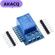 1Set One Channel Wemos D1 Mini Relay Shield Wemos D1 Mini Relay Module ESP8266 Development Board 1 c