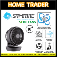 SAMAIRE ✦ 10" DC AIR CIRCULATOR TABLE FAN ✦ REMOTE CONTROL ✦ KNIGHT 3D104