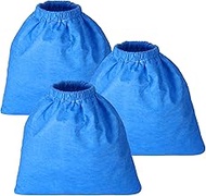 3 pcs Cloth Filter Bag for Armor All AA256 AA255 2.5 Gallon Shop VAC Microlined