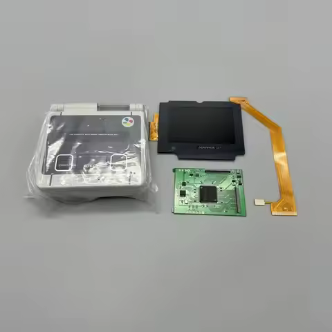 New GBASP IPS LCD 2.9" IPS High Brightness LCD and Shell Kit for Gameboy Advance SP