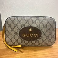 Gucci 虎頭相機包-經典老花