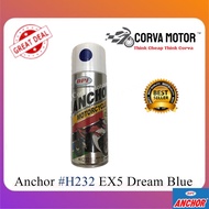 Corva Motor Cat Semburan Anchor Anchor Spray Paint Honda #H232 Ex5 Dream Blue 400Ml