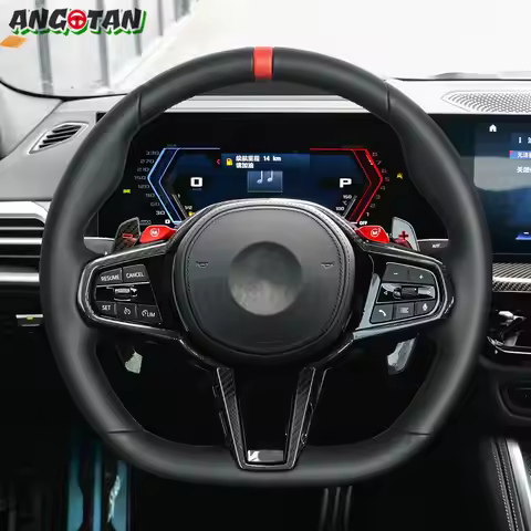 For BMW G20 G22 G23 G26 G29 G80 G82 G87 I3 I4 M2 M3 New 2025 M4 Customized Full Leather Steering Whe